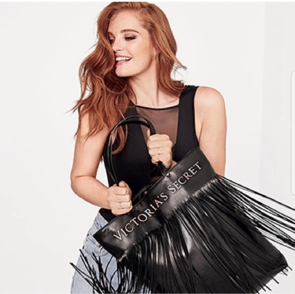 NWT Victoria's Secret Fringe Tote Bag